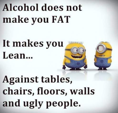 alcohol does not make you fat