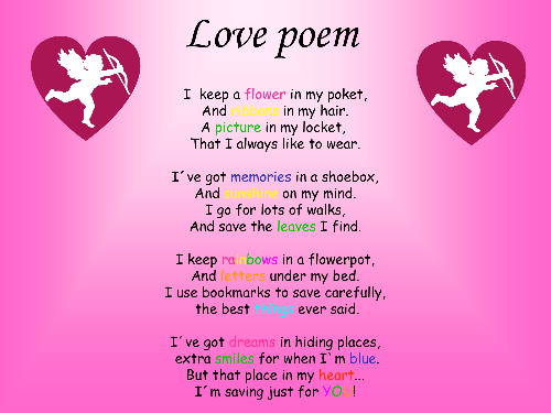 Love very poems for him short 34 Cute