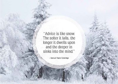 Inspiring Quote About Winter