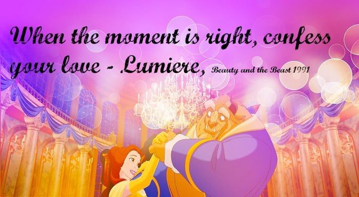 Confess Your Love Beauty and the Beast Quotes