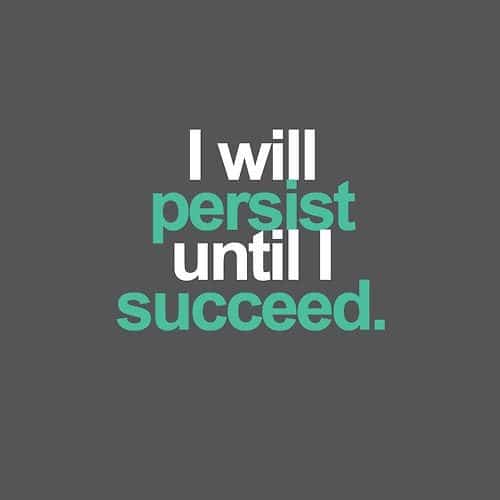I Will Persist