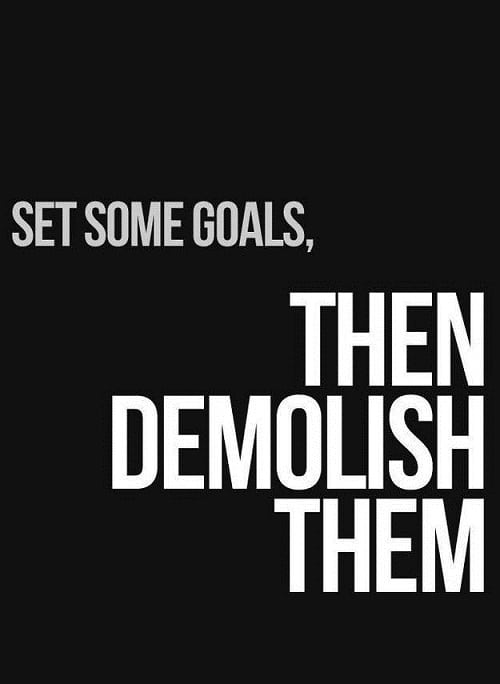 Set Some Goals Gym Quotes