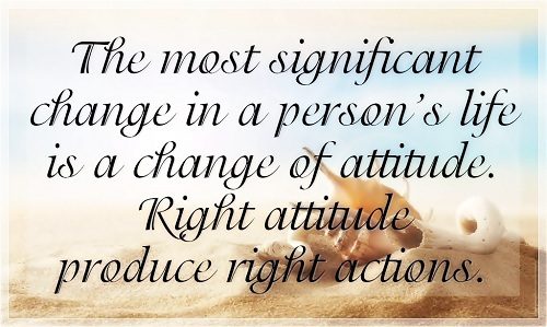 Right Attitude Lovely Quotes