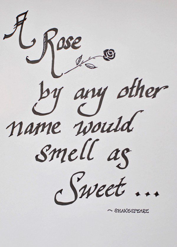 Shakespeare Quotes About Roses