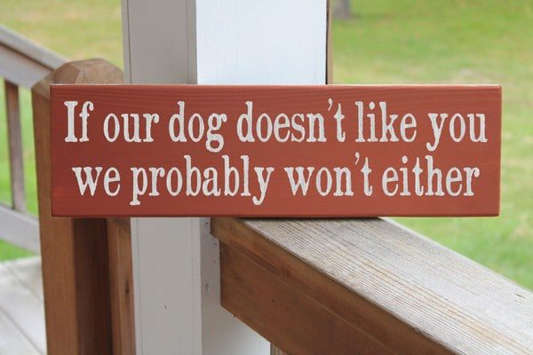 Funny Dog Sign