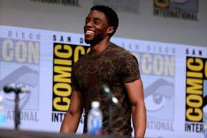 chadwick boseman quotes giving a speech at comic con