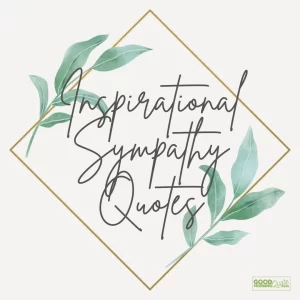 Inspirational Sympathy Quotes
