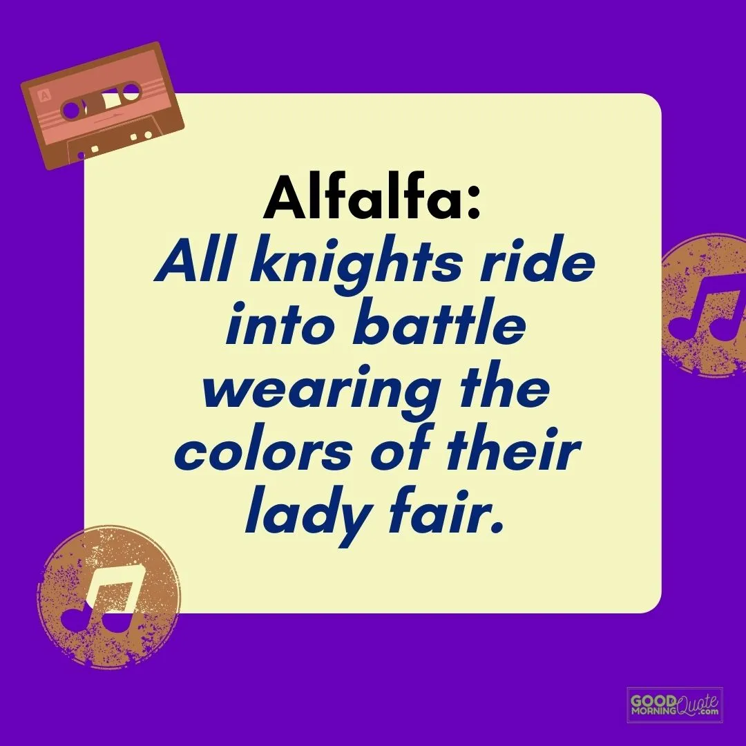 all knights ride into battle with violet background