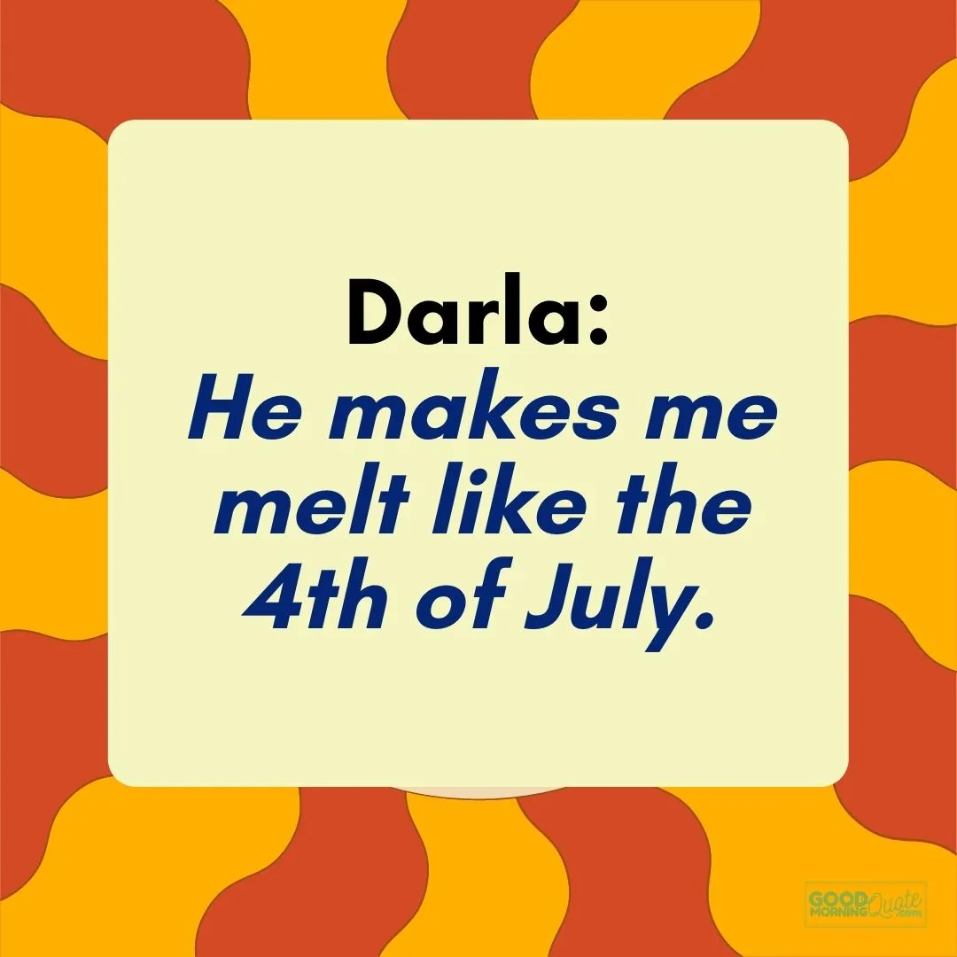 he makes me melt the little rascal quote with yellow and orange abstract background