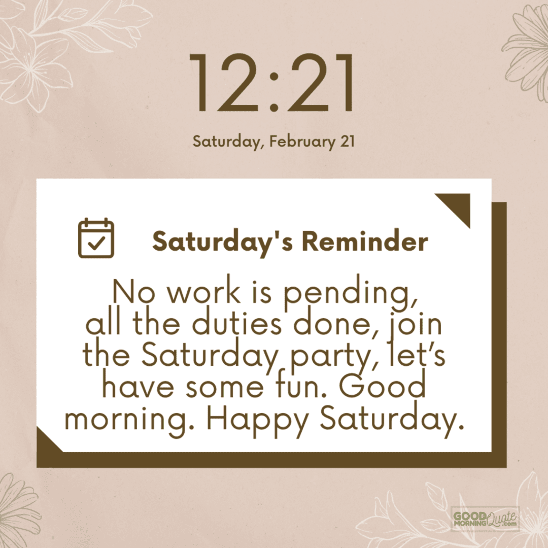 "no work is pending all the duties done"
