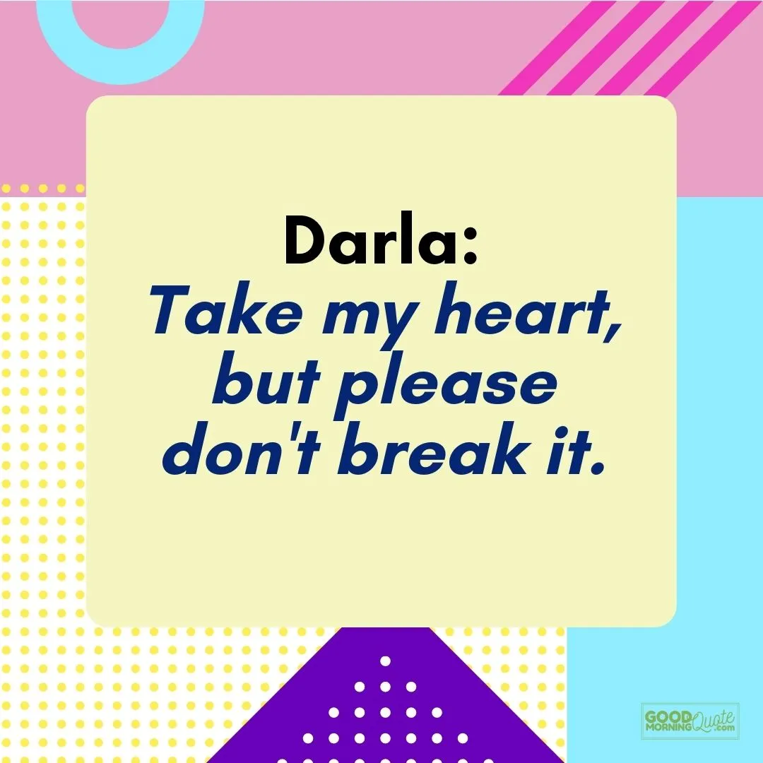 take my heart the little rascal quote with colorful abstract background