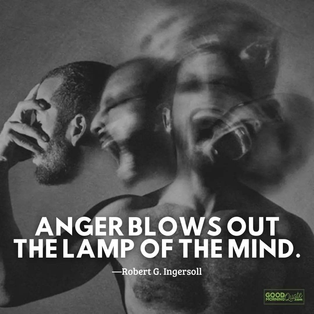 blows out the lamp of the mind anger quote