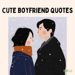 cute boyfriend quotes with minimal couple graphics