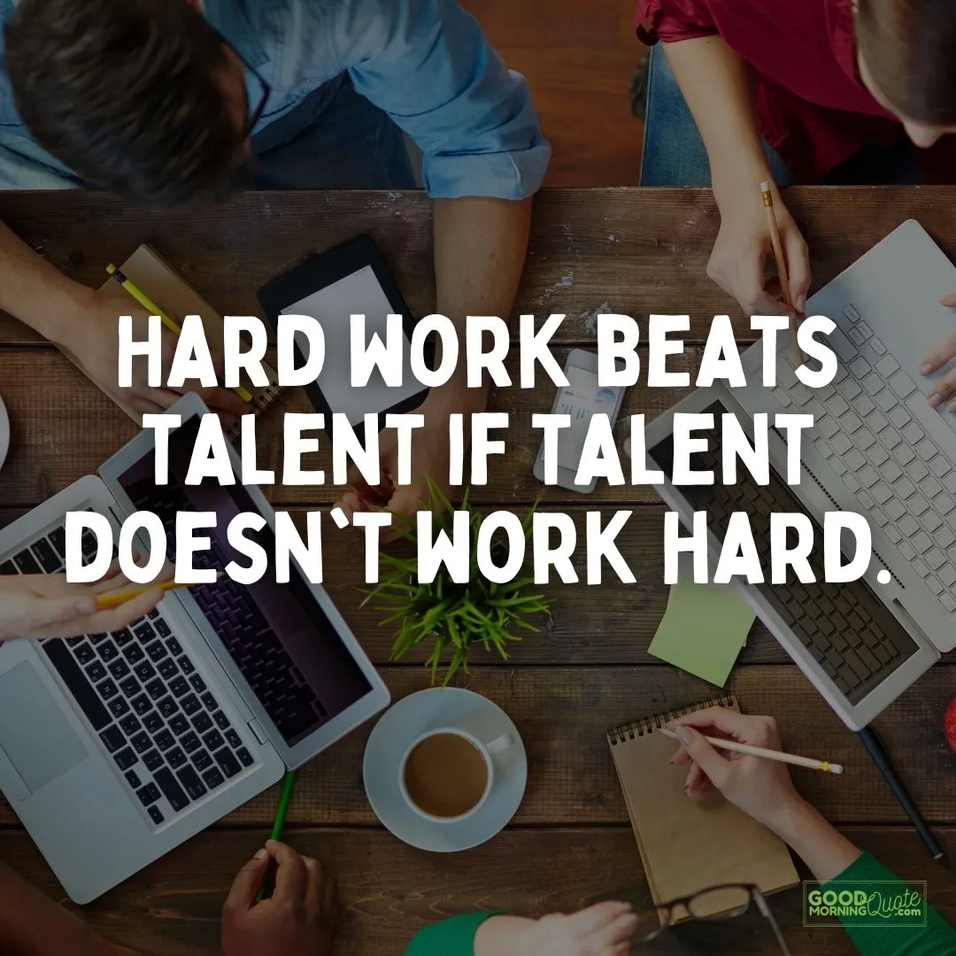 hardwork beats talent teamwork quote