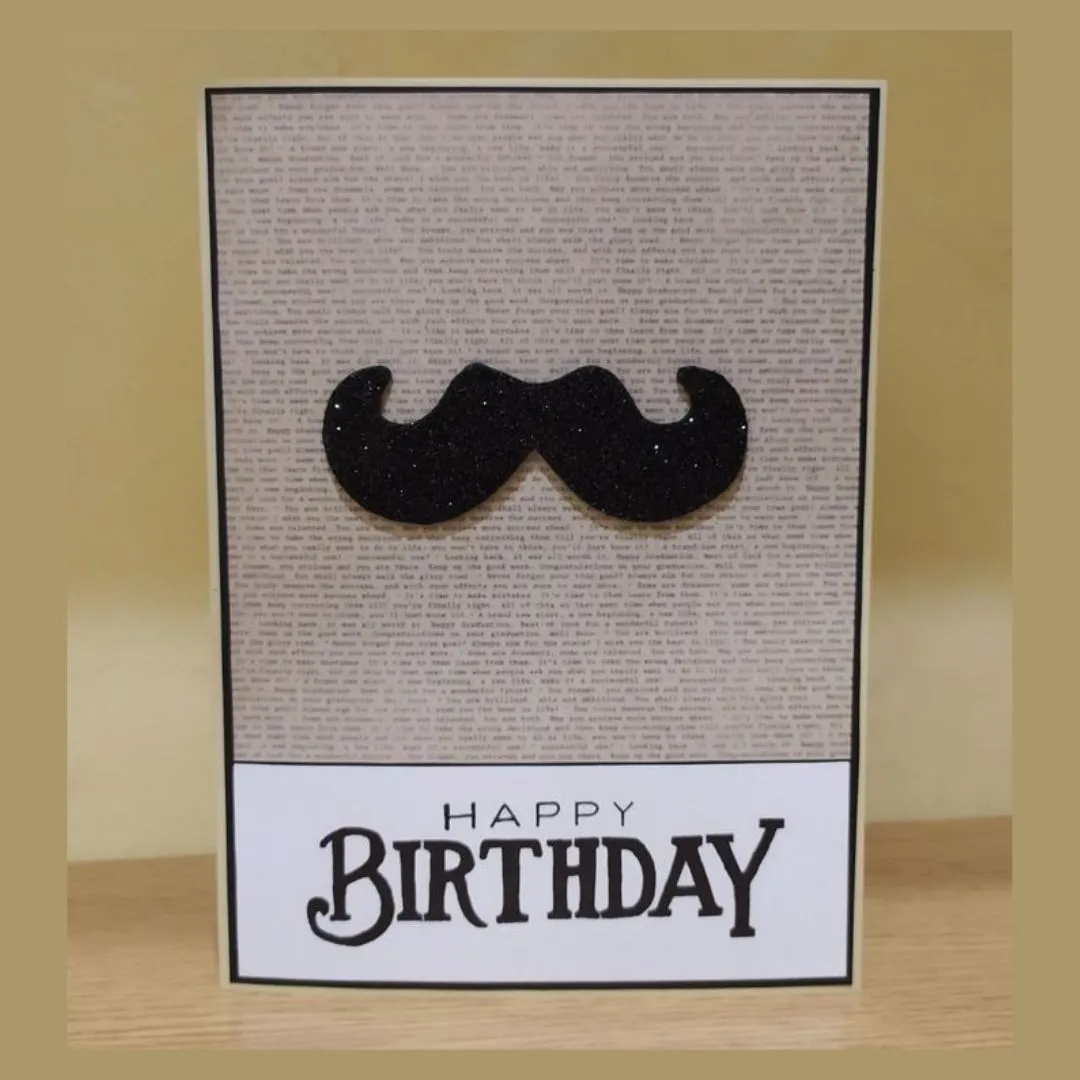 minimal father homemade birthday card ideas