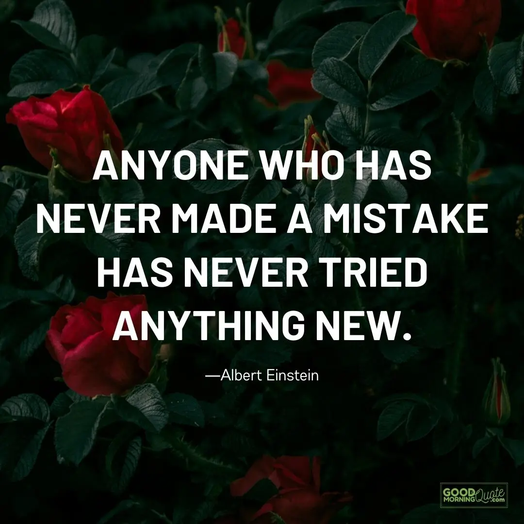 never tried anything new mistakes quotes