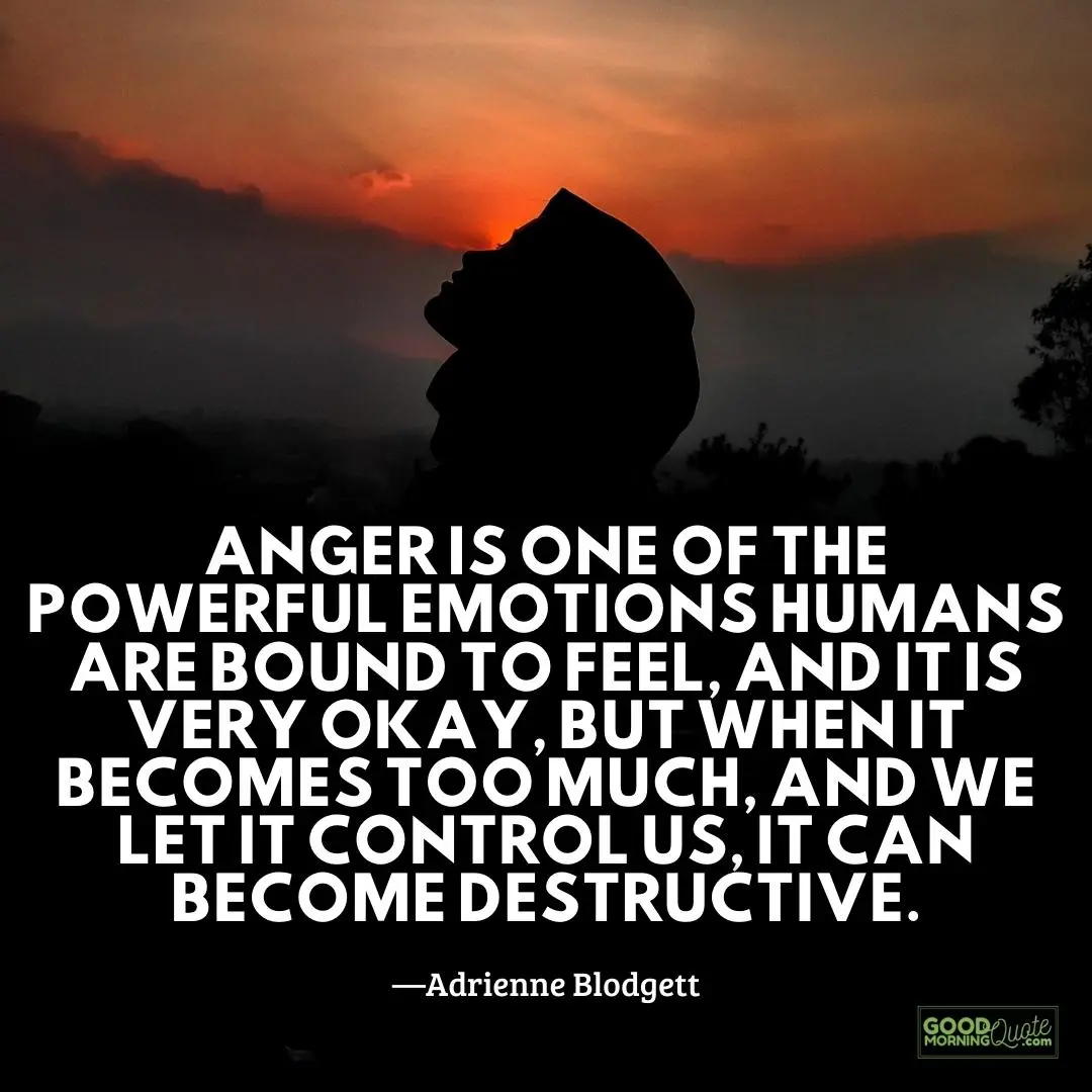 one of the most powerful human emotions anger quote