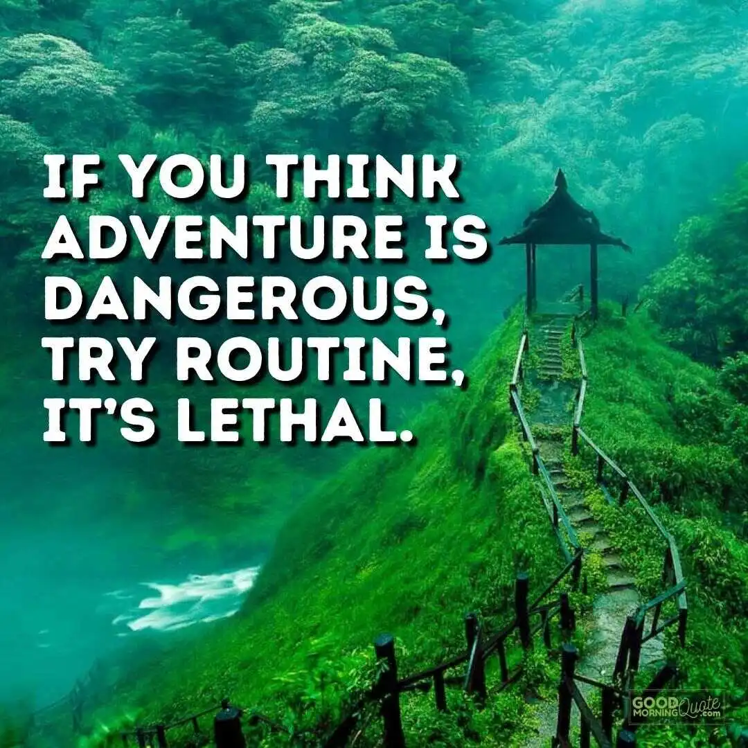 routine is lethal travel quote