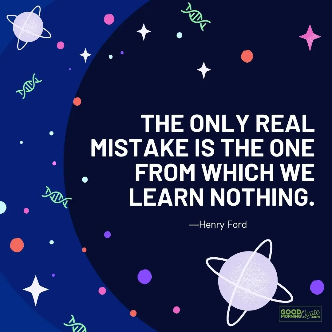 the one which we learn nothing mistakes quotes