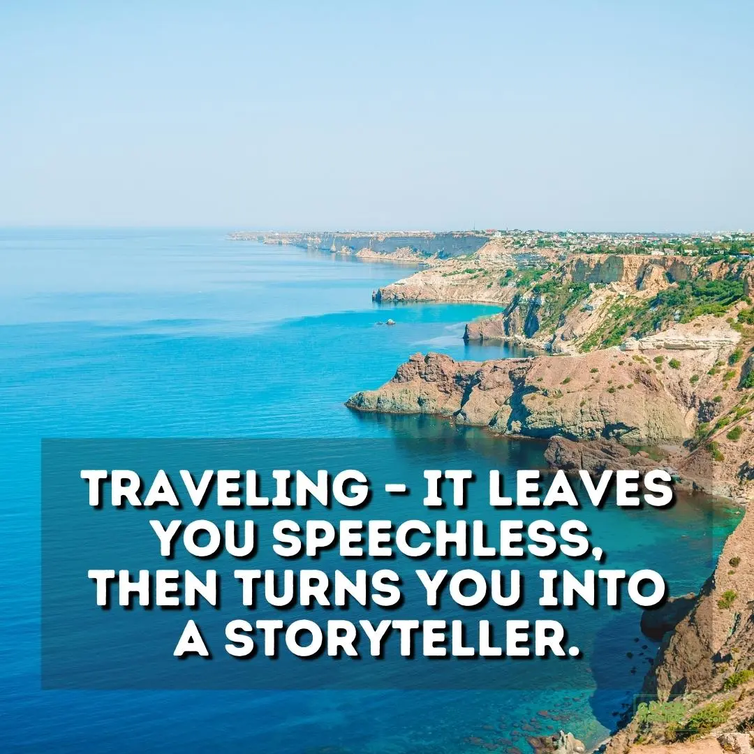 traveling leaves you speechless travel quote