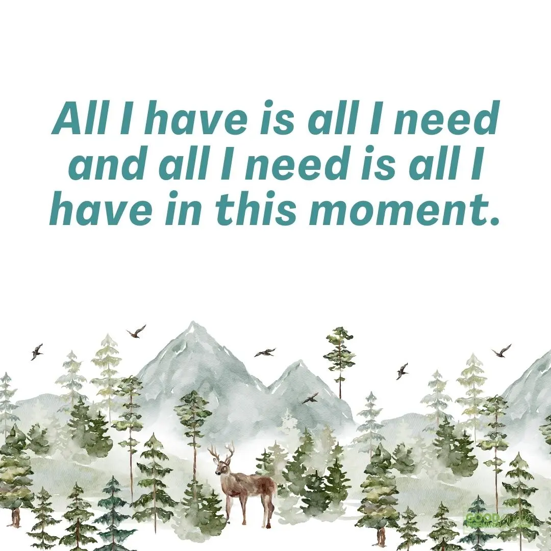 all I have is all I need happy tuesday quote