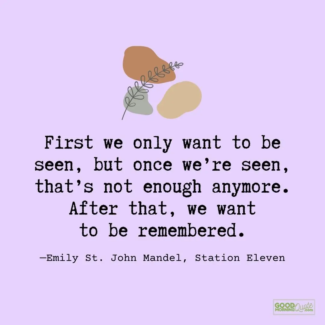 first we only want to be seen book quote