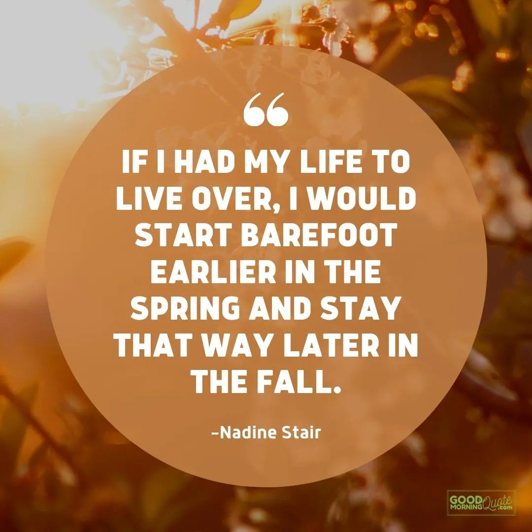 if I had my life to live over spring quote