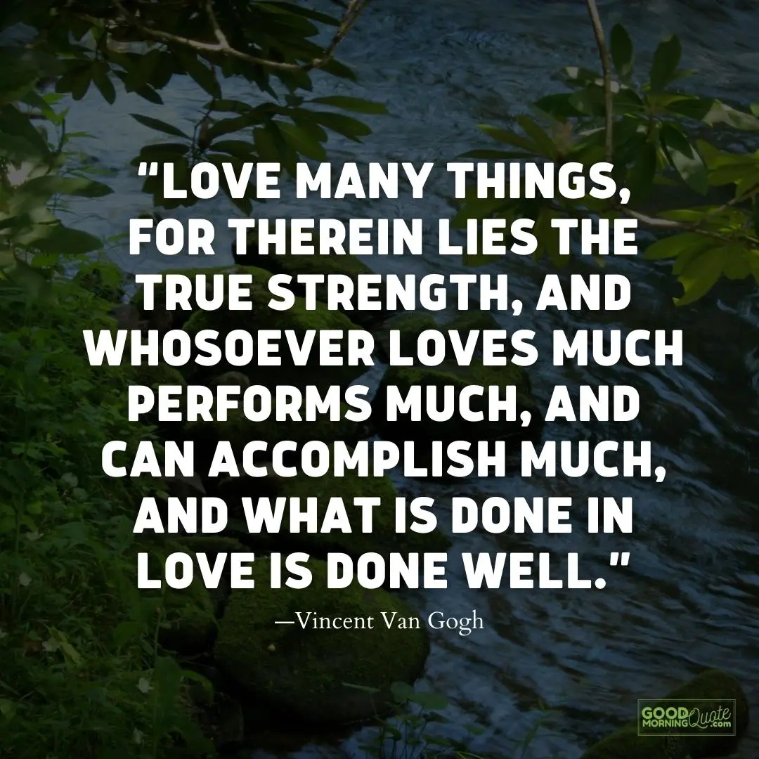 love many things meaningful life quote