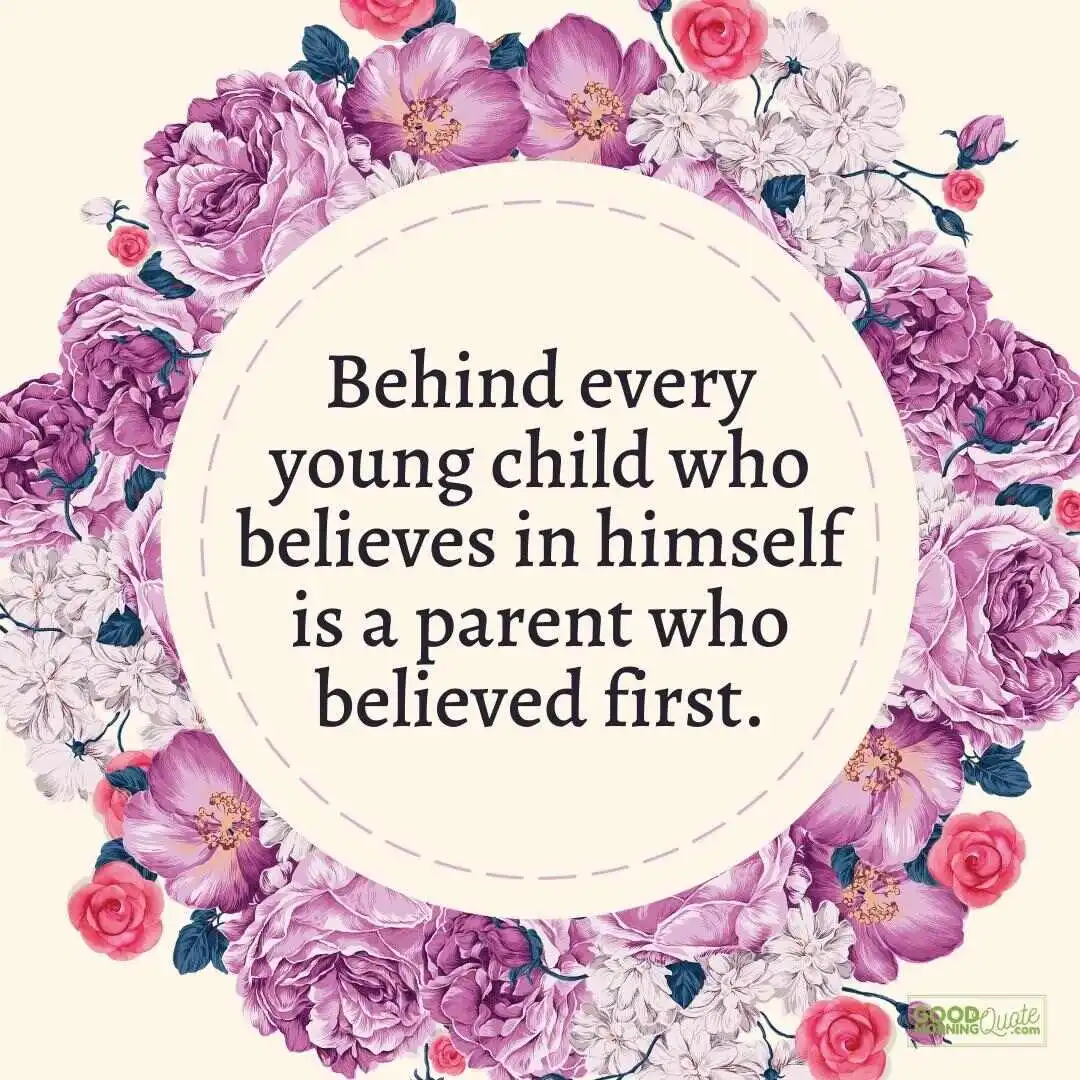 behind every young child mother daughter quote