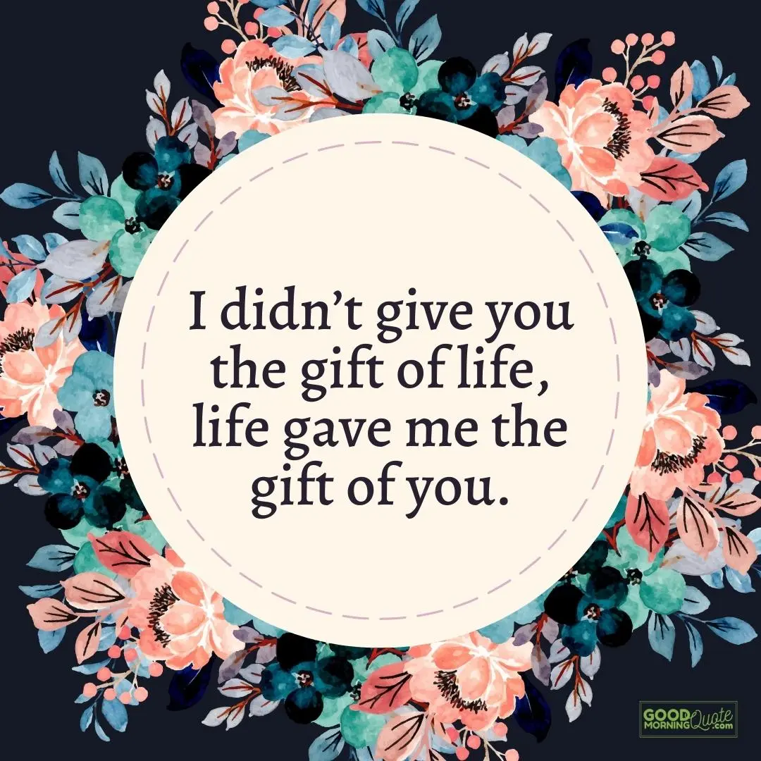 I didn't give you the gift of life mother daughter quote