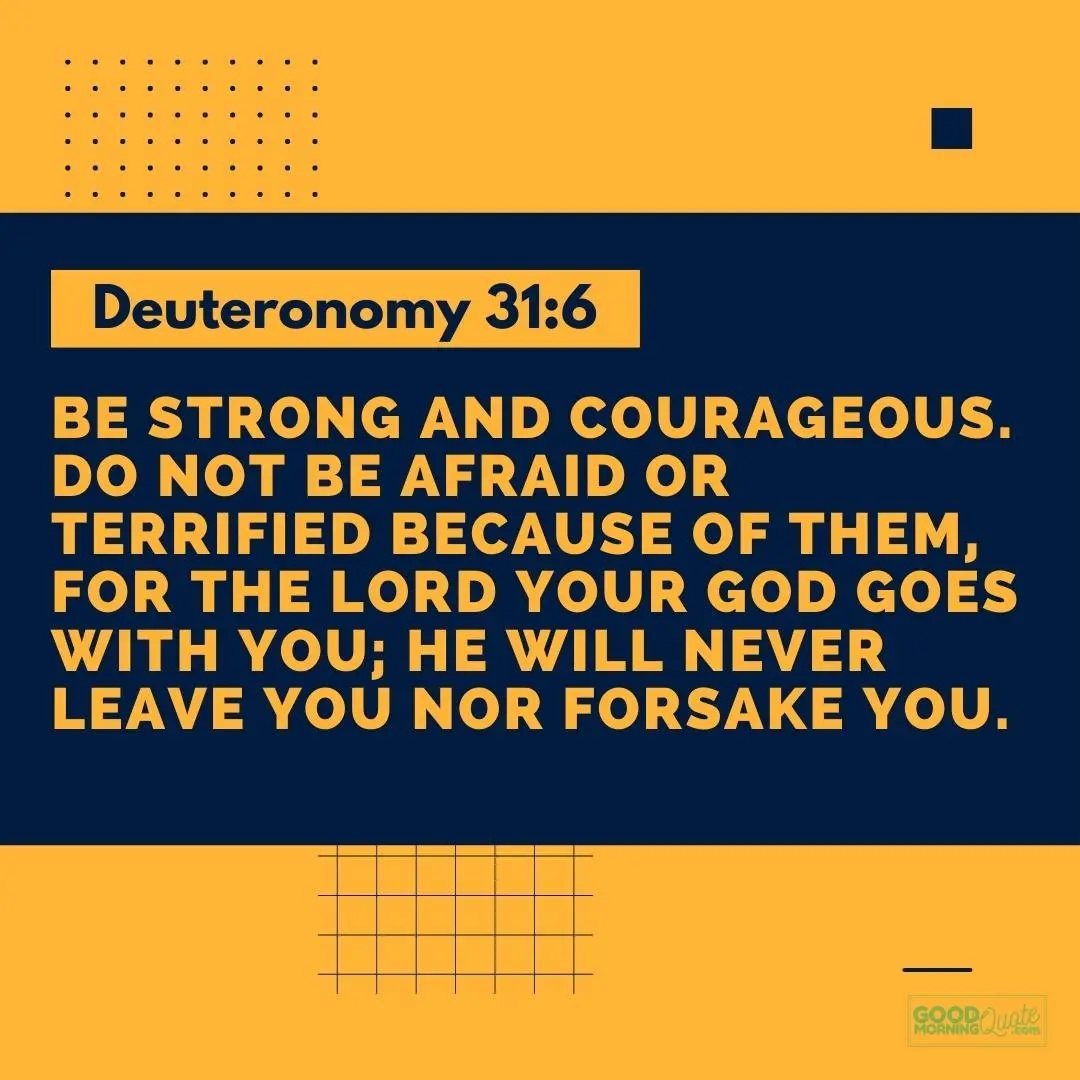 be strong and courageous bible verse