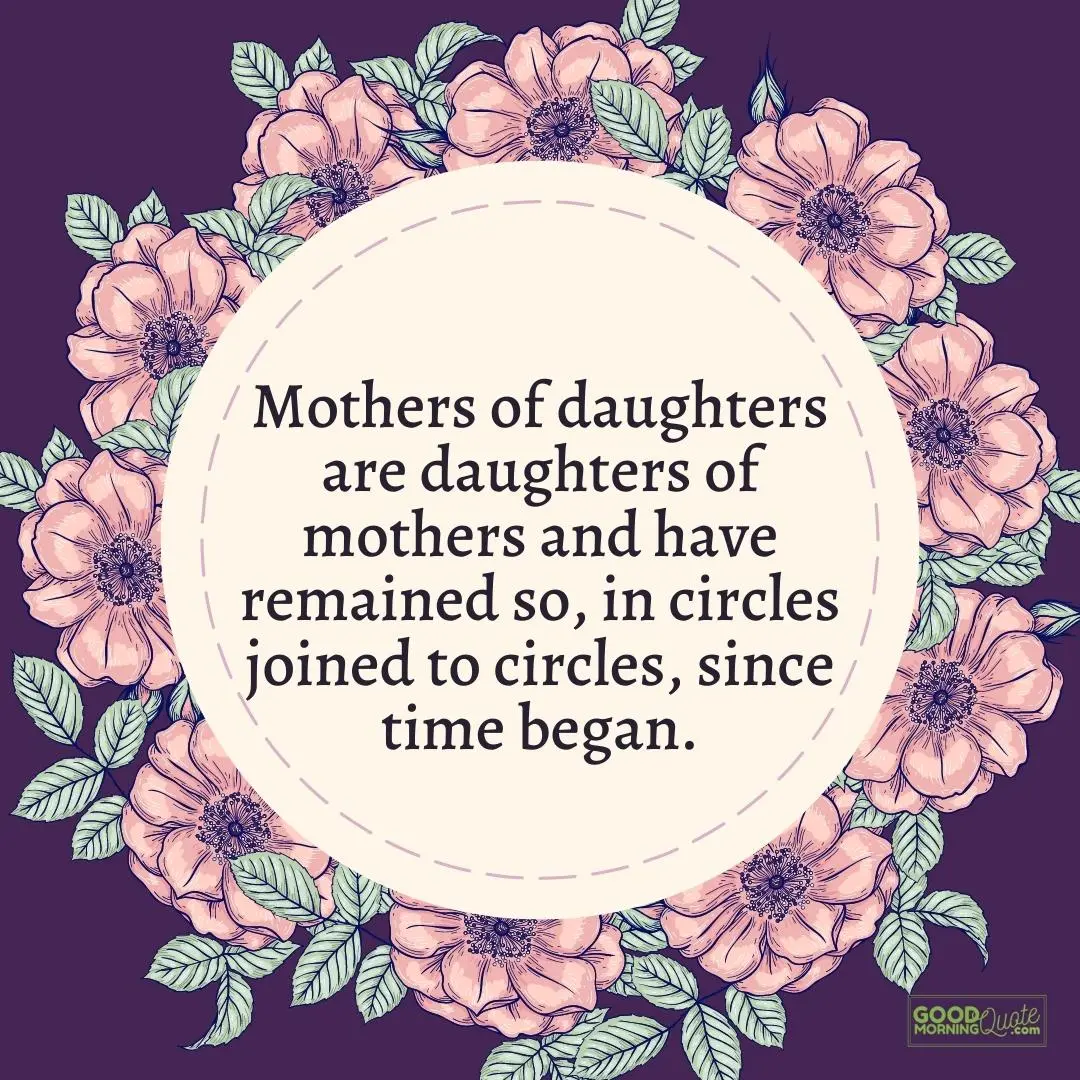 in circles joined to circles mother daughter quote