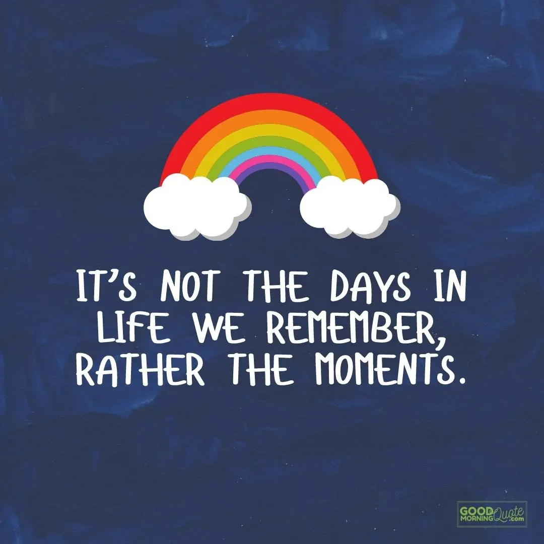 it's not the days in life we remember farewell quote