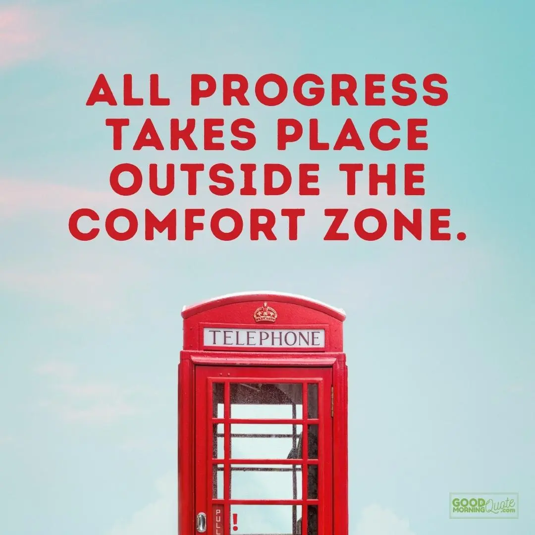 outside the comfort zone happy tuesday quote