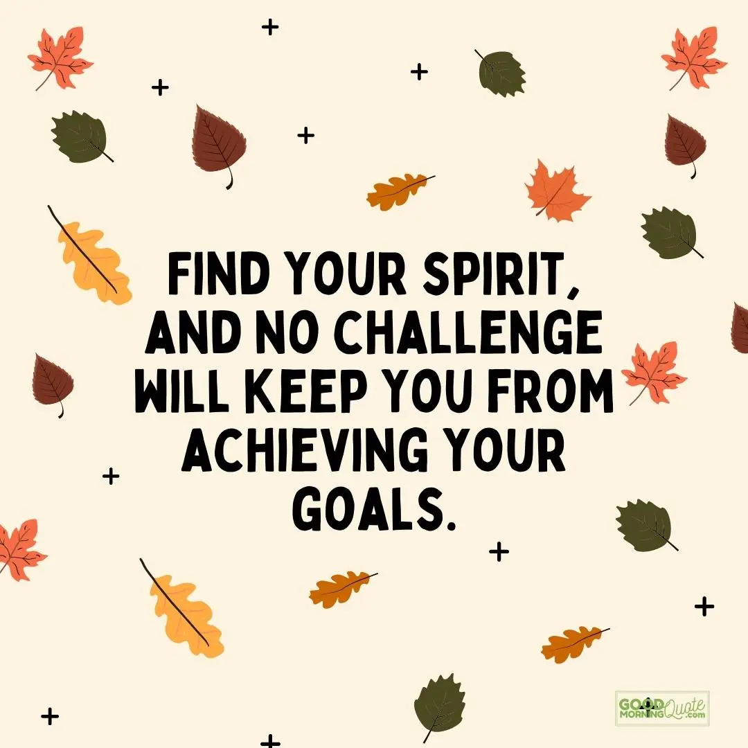 find your spirit saturday quote