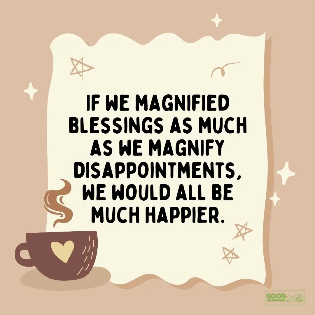 if we magnify blessings thank you quote