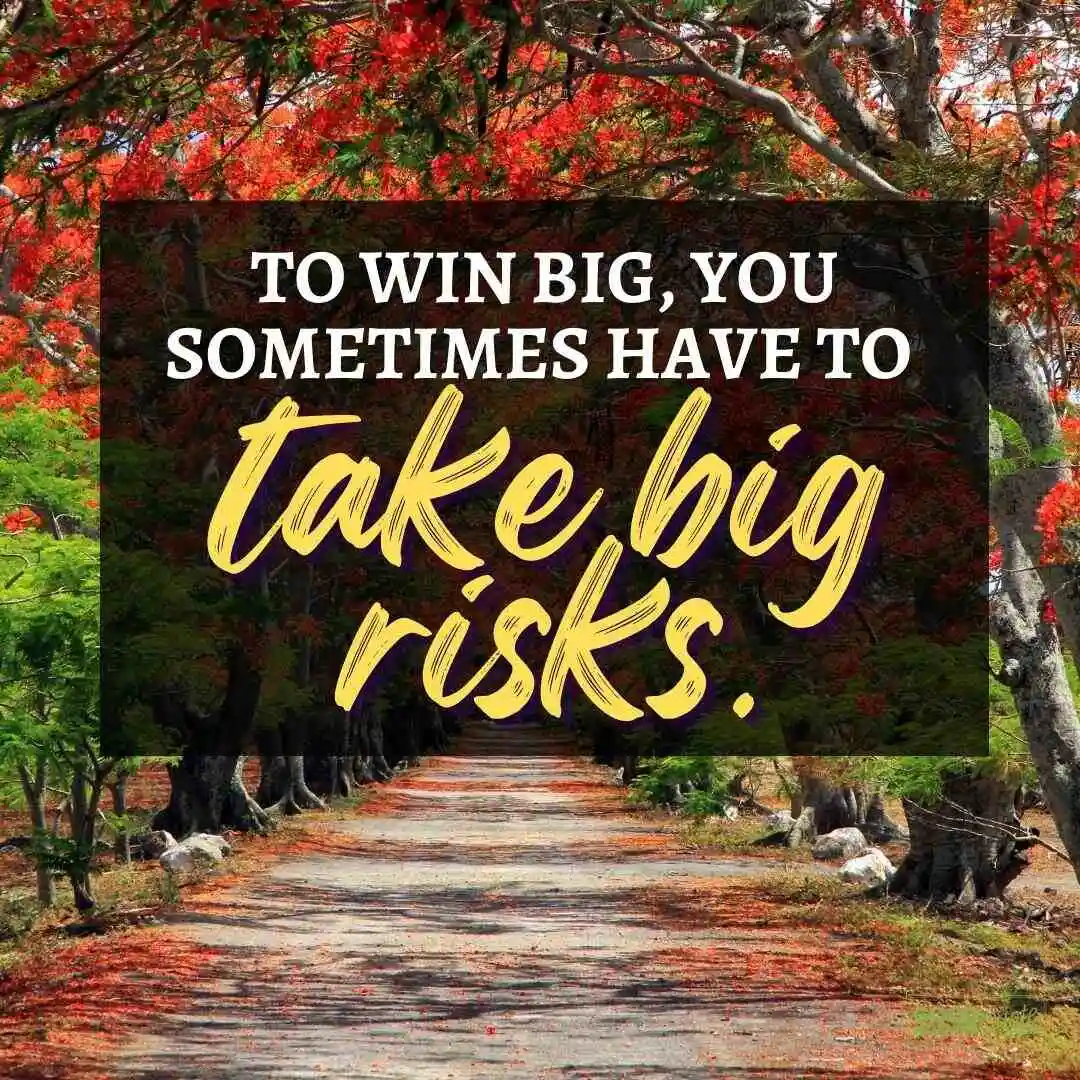 to win big happy positive quote