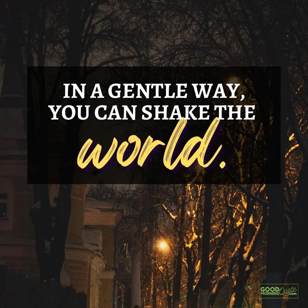 you can shake the world happy positive quote