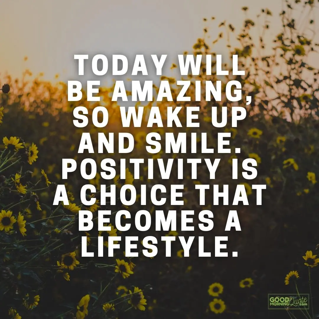 a choice that becomes a lifestyle good morning quote