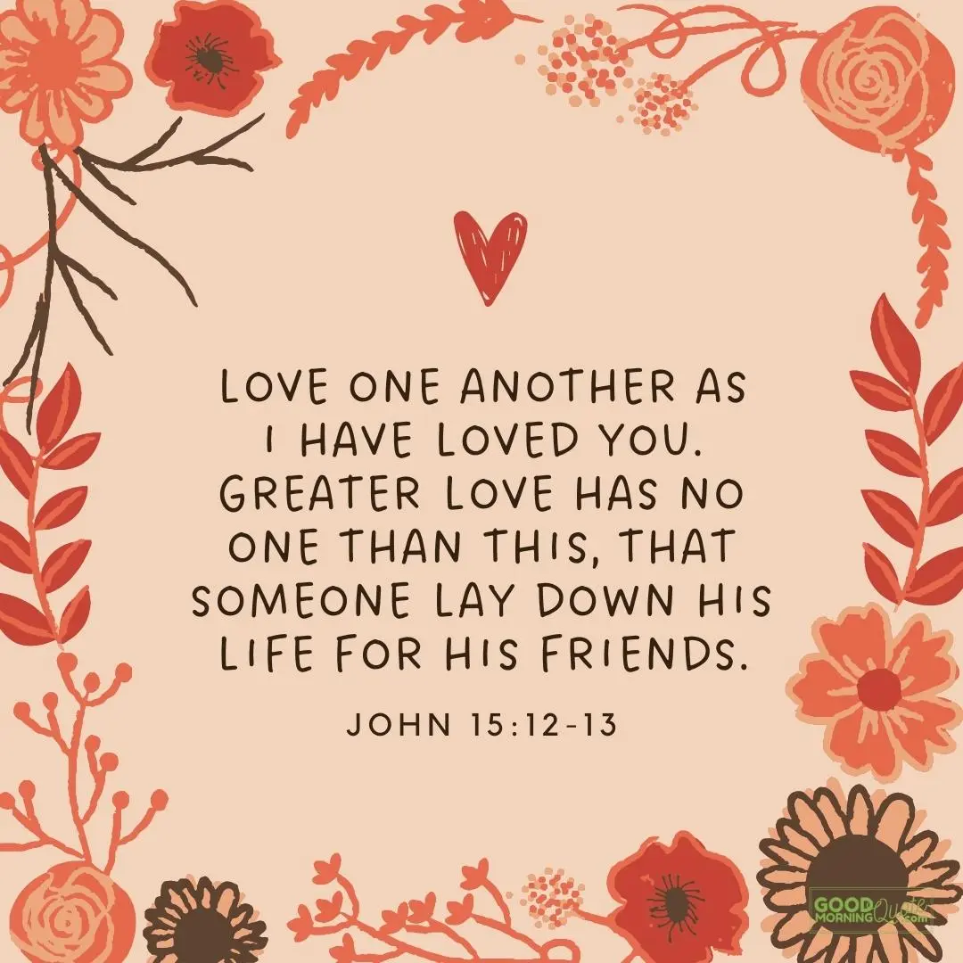 greater love has no one than this bible verse