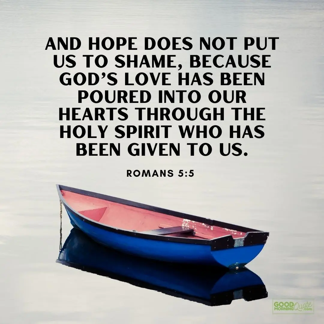 hope does not put us to shame bible verse