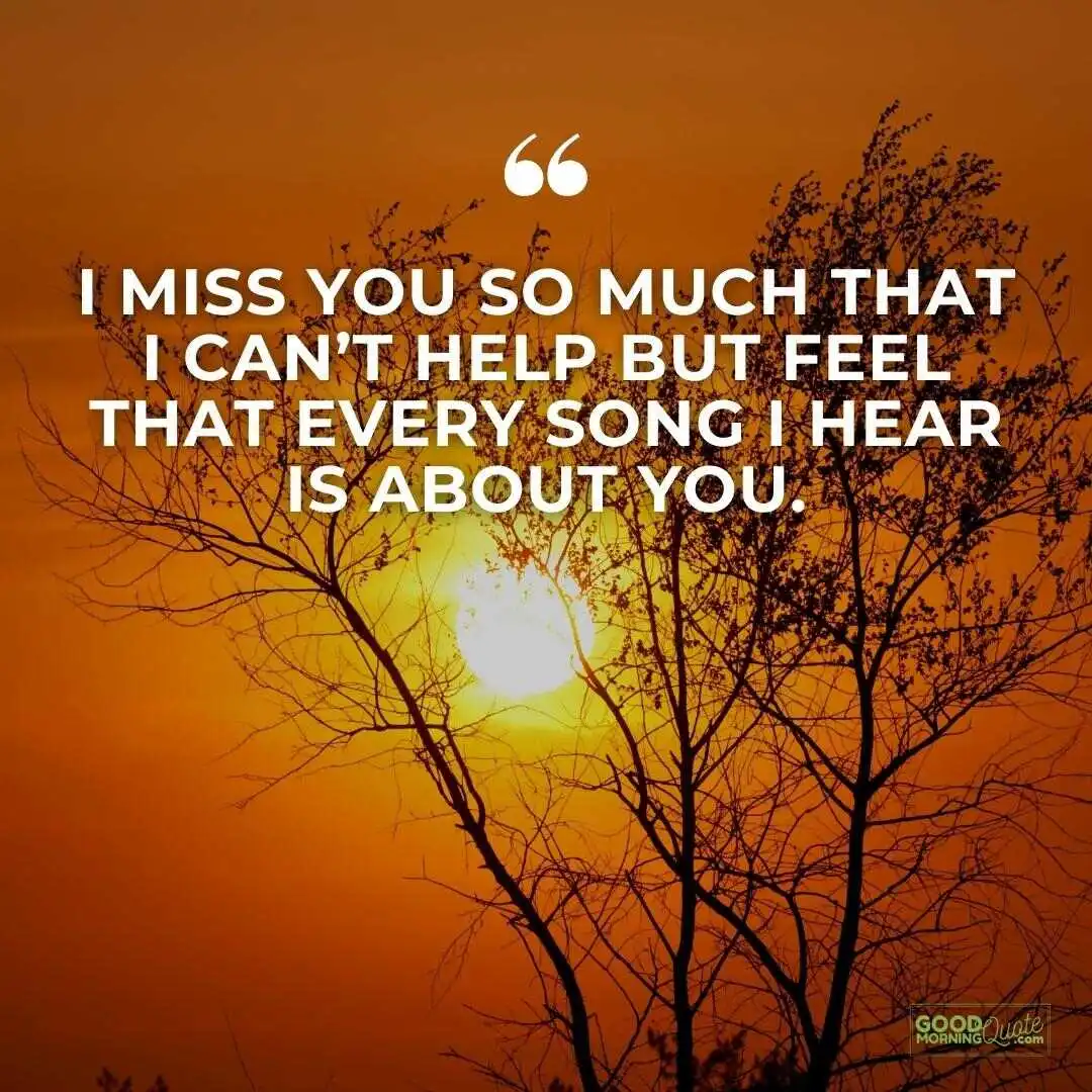 i miss you so much that i can't help missing someone love quote