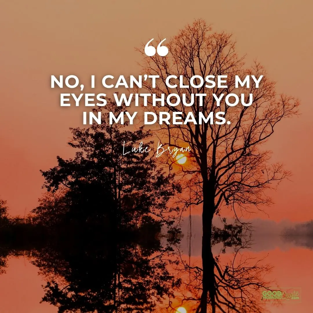no, i can't close my eyes without you in my dreams missing someone love quote