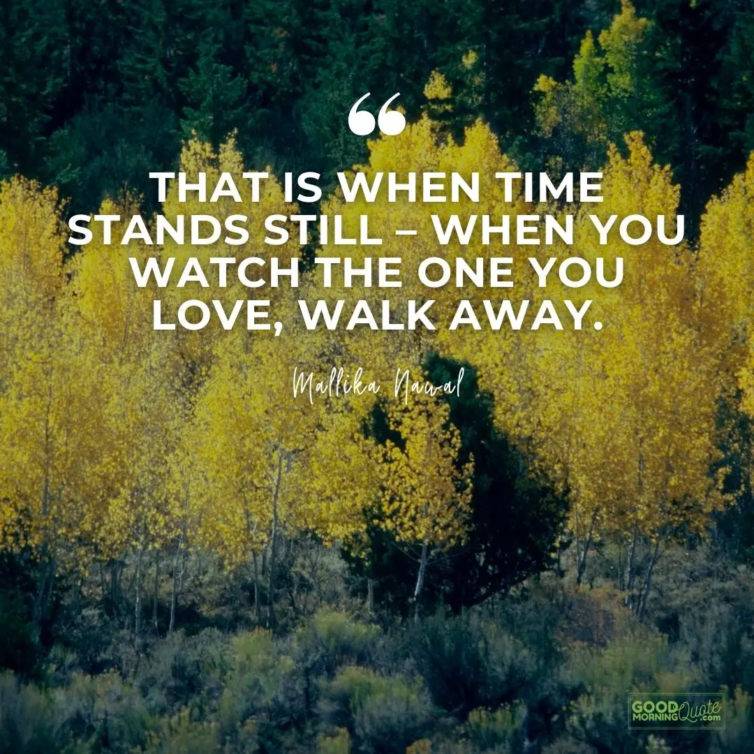 when you watch the one you love,walk away missing someone love quote