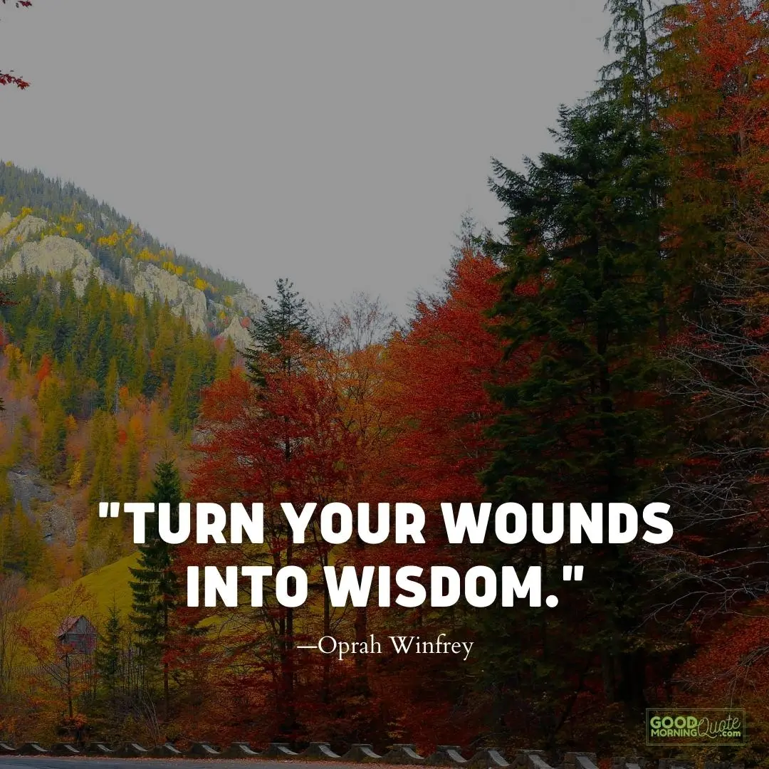 wounds into wisdom meaningful life quote