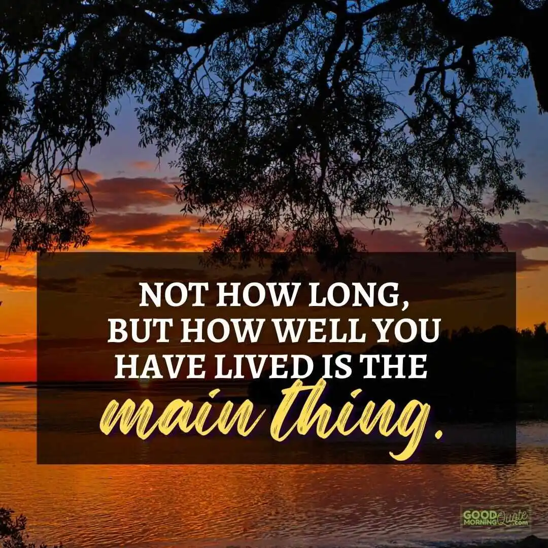 not how long but how well happy positive quote