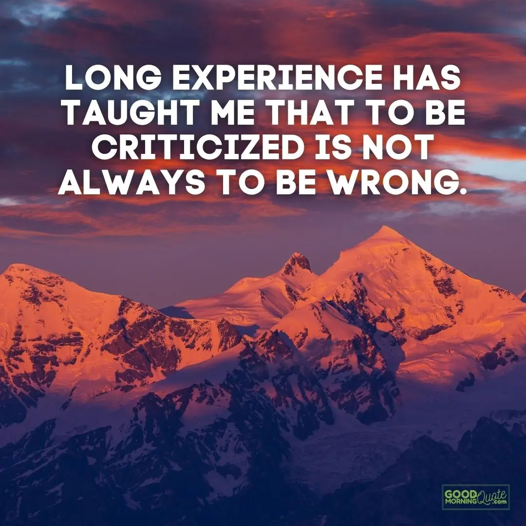 to be criticized is not always to be wrong funny wisdom quote