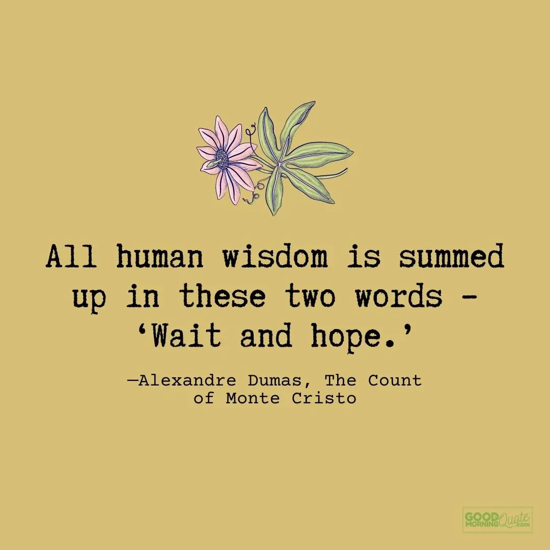 wait and hope book quote