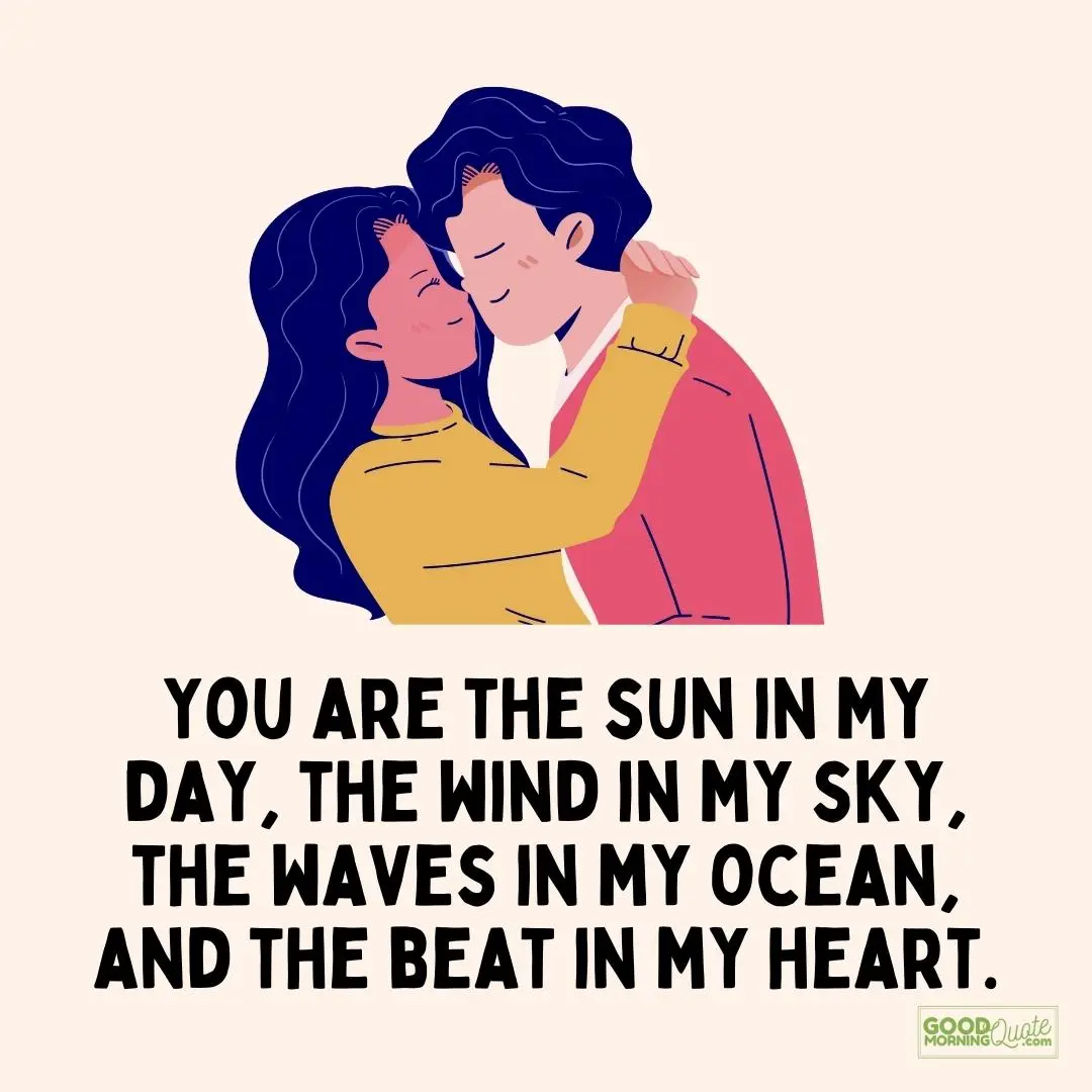 you are the sun in my day cute boyfriend quote