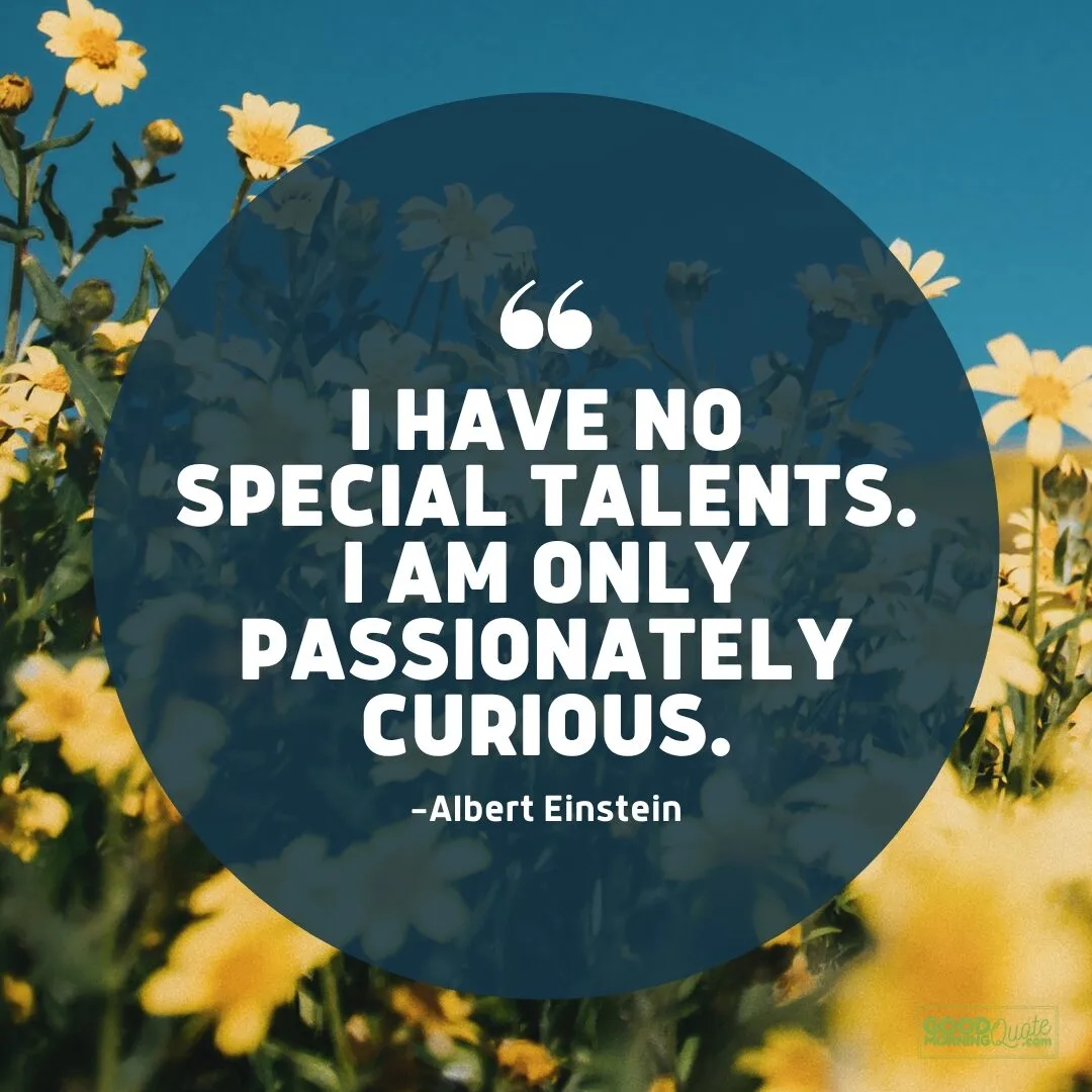 I am only passionately curious - passion quote
